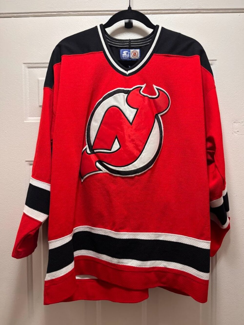 90s Starter New Jersey Devils Team Jersey, XL